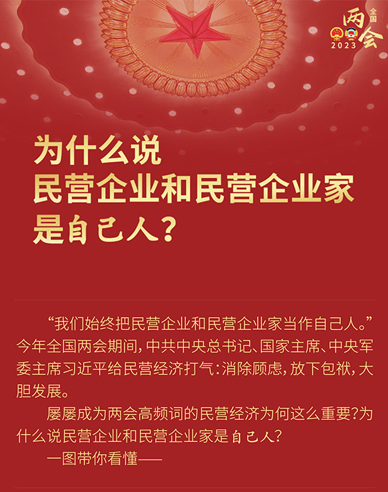 为什么说民营企业和民营企业家是自己人？